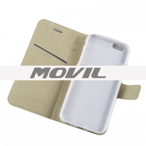 NP-2214 Tapa de cuero funda para Apple iPhone 6-2